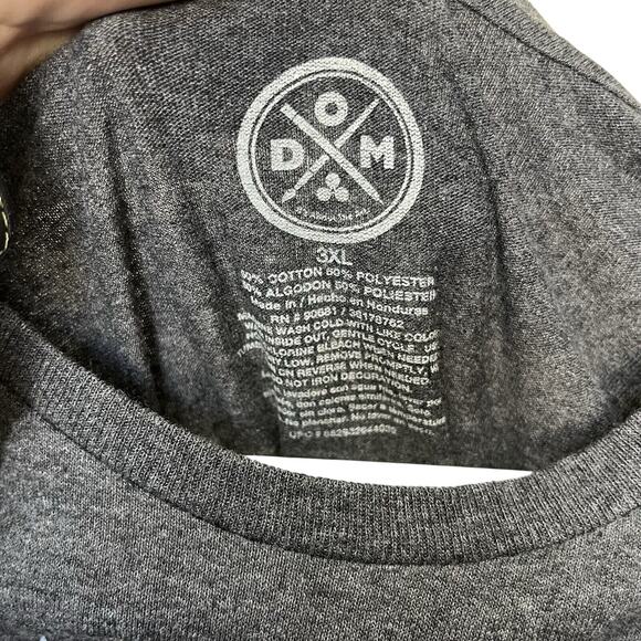 DOM ODM | T Shirt Mens Large Gray Short Sleeve Crew Neck Yall Need Jesus 3X - Picture 4 of 5